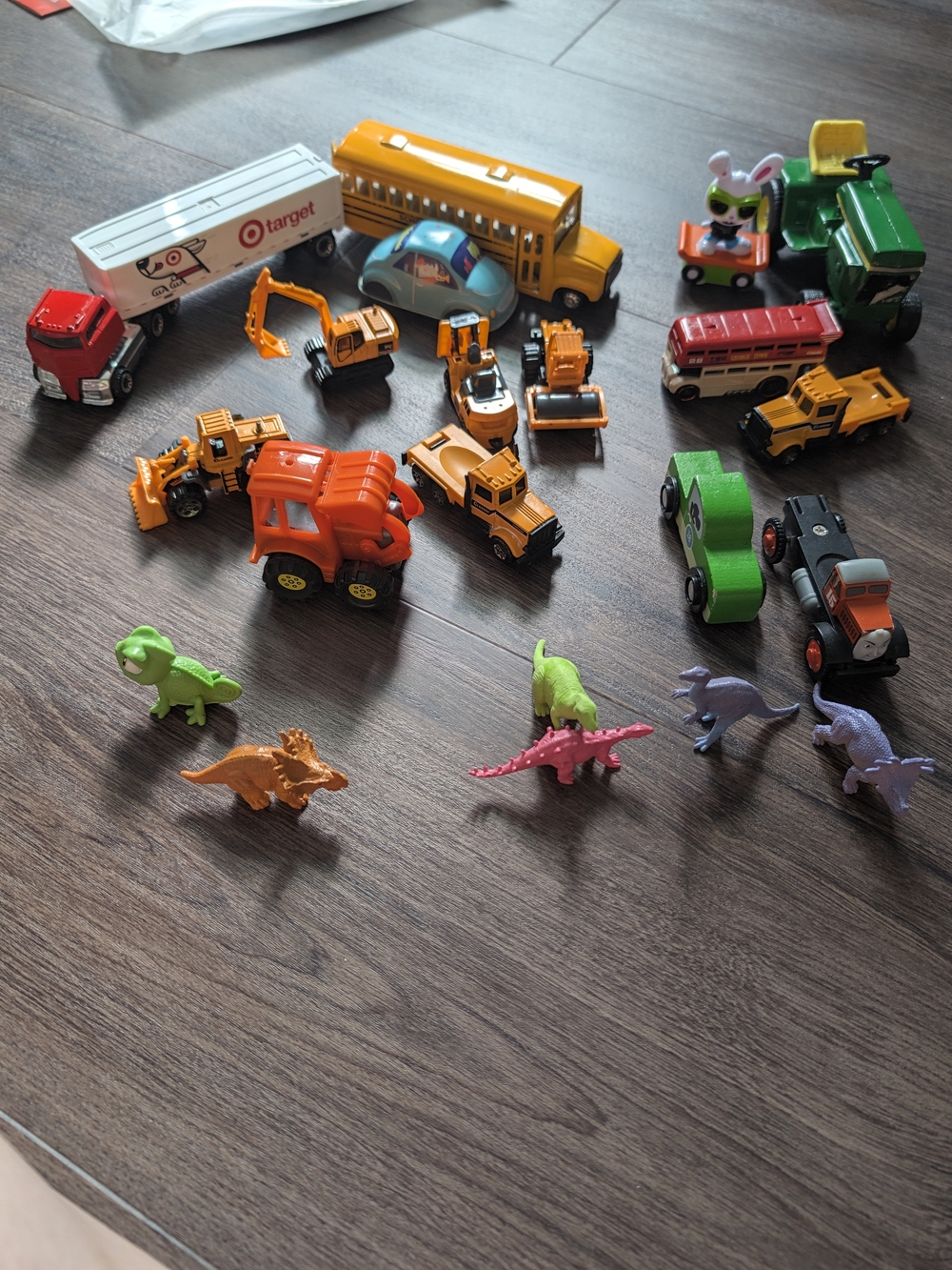 Mini Toy Cars & Dinosaurs